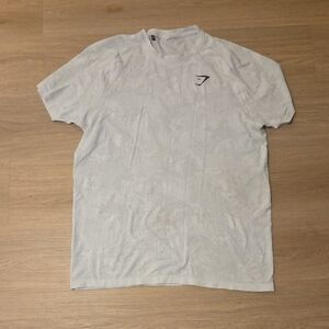 Gymshark Light Gray Short Sleeve Tee